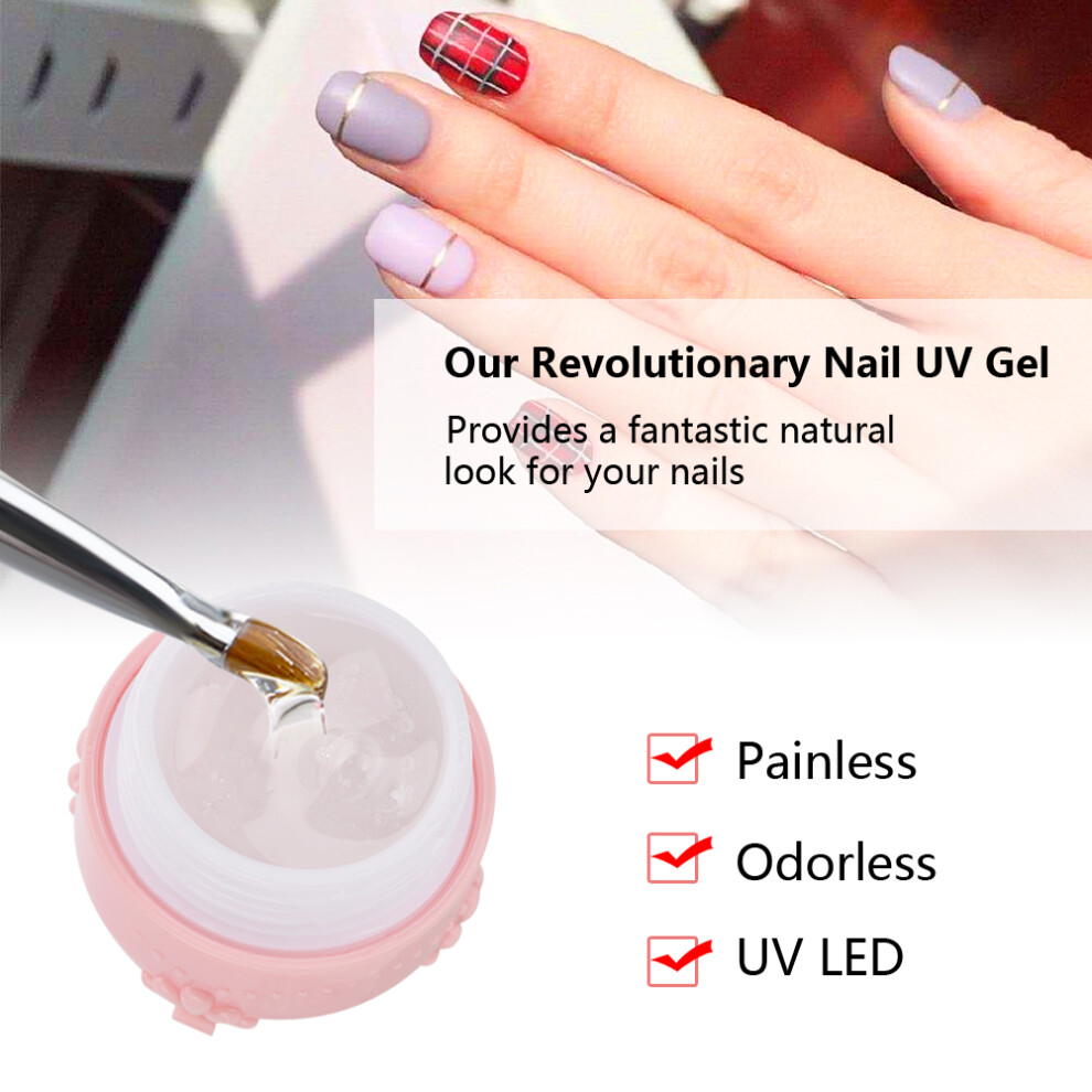 30ml UV Gel Builder for Nails | Clear High-Gloss Nail Extension