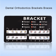 10 Packs Metal Orthodontic Brackets Mini Roth 022 Hooks for Dental Treatment