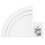 3-Pack Floating Corner Shelves White PVC - Small Medium Large 2