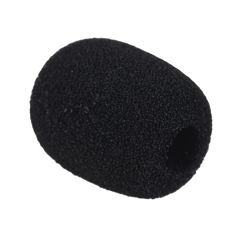 Lapel Microphone Foam Windscreens 10-Pack Mini Size Black Audio Enhancer