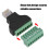 DVR RJ45 to Screw Terminal Adapter 8 Pin 6
