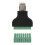 DVR RJ45 to Screw Terminal Adapter 8 Pin 1