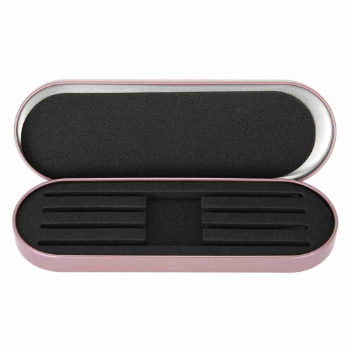 Rose Red Eyelash Tweezers Storage Box Makeup Tool Holder Space-Saving Design