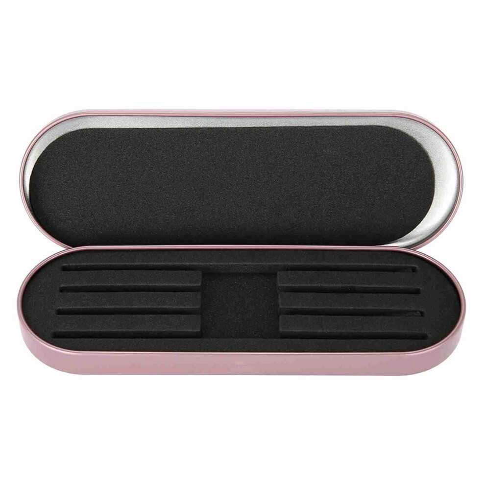 Red Rose Eyelash Tweezers Storage Box Makeup Tool Holder Space-Saving Design
