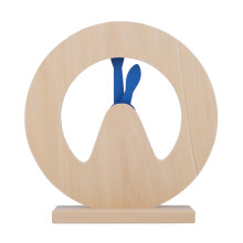 Wooden Baby Learning Clock Toy, Colorful Number Blocks for Kids