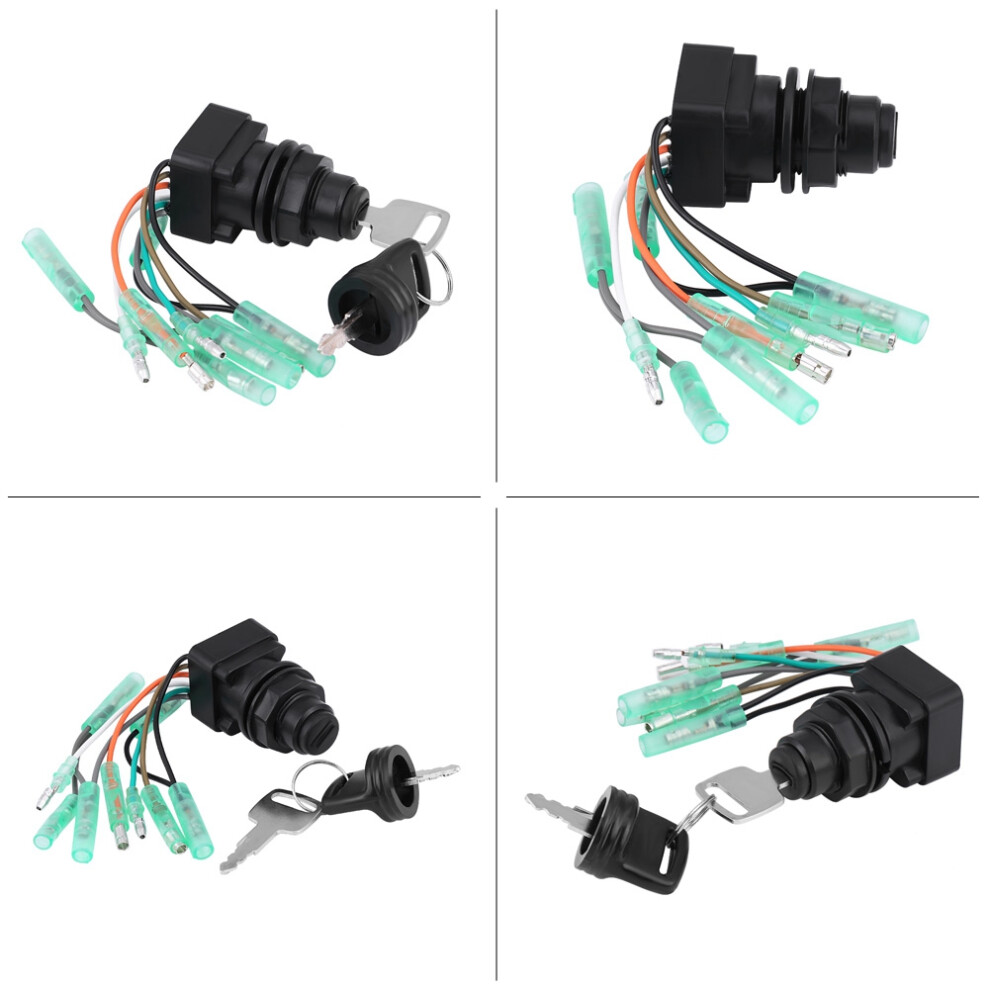 Motor Ignition Key Switch Assembly For Suzuki Outboard Control Box 37110-99E00 5071392932281