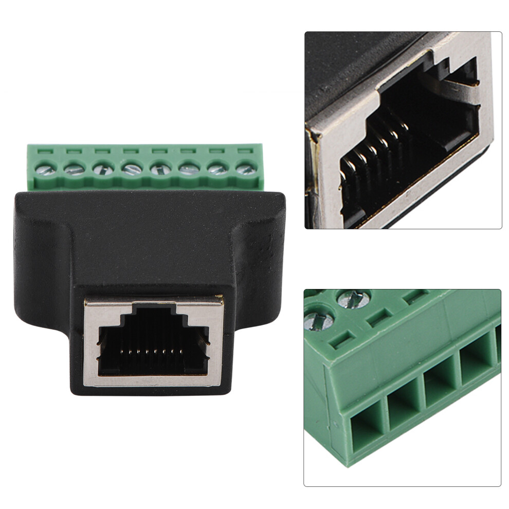 8 Pin Screw Terminal To Rj45 Dvr Adaptor 7055741884764