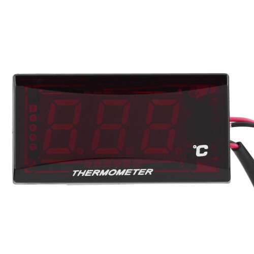 Universal Motorcycle Water Temp Meter, 120, Black, 5.7*2.9*1.3cm