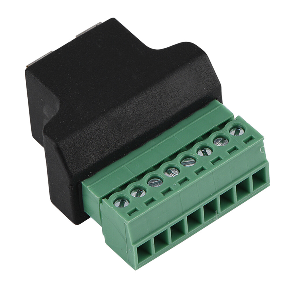Dvr Ethernet Rj45 Jack To 8 Pin Screw Terminal - Premium Plastic Easy To Use 4921392932075