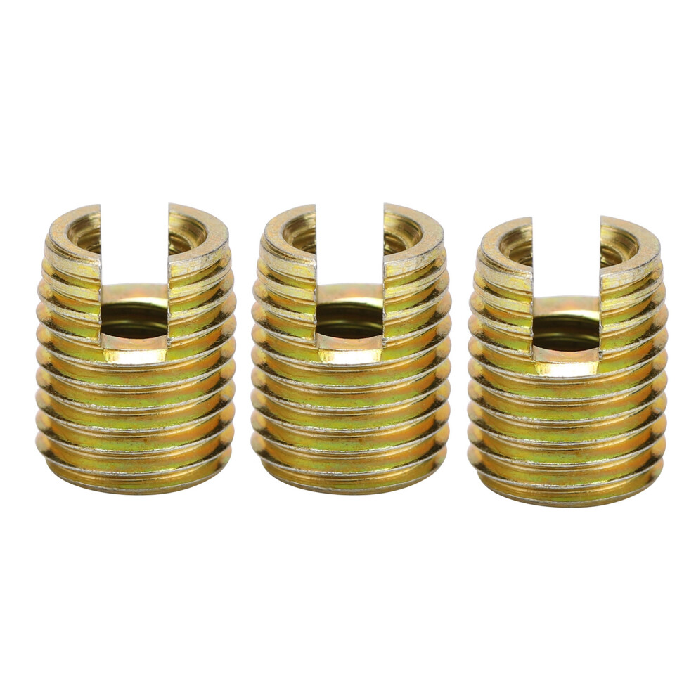 Self Tapping Thread Insert 20Pcs 302 Carbon Steel Inner M5*0.8 Outer M8*1.0 5091392777309