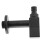Black Brass Square Wall-Mount Laundry Faucet G1/2 Thread, Rustproof 14