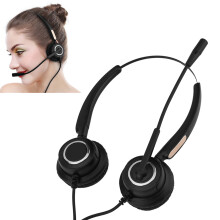 Lightweight USB Headset for Call Centers with Noise Cancelling Microphone