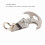 Outdoor Stainless Steel Multi Function Folding Grappling Hook (S) 2pcs 2