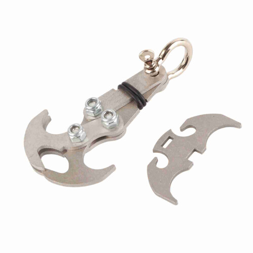 Outdoor Stainless Steel Multi Function Folding Grappling Hook (S) 2pcs 2
