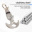 Outdoor Stainless Steel Multi Function Folding Grappling Hook (S) 2pcs 6