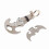 Outdoor Stainless Steel Multi Function Folding Grappling Hook (S) 2pcs 12