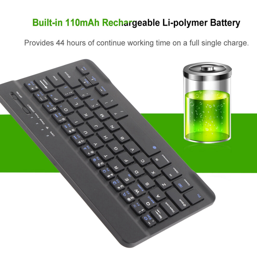 Compact Rechargeable Bluetooth Keyboard 44H 7340572826176