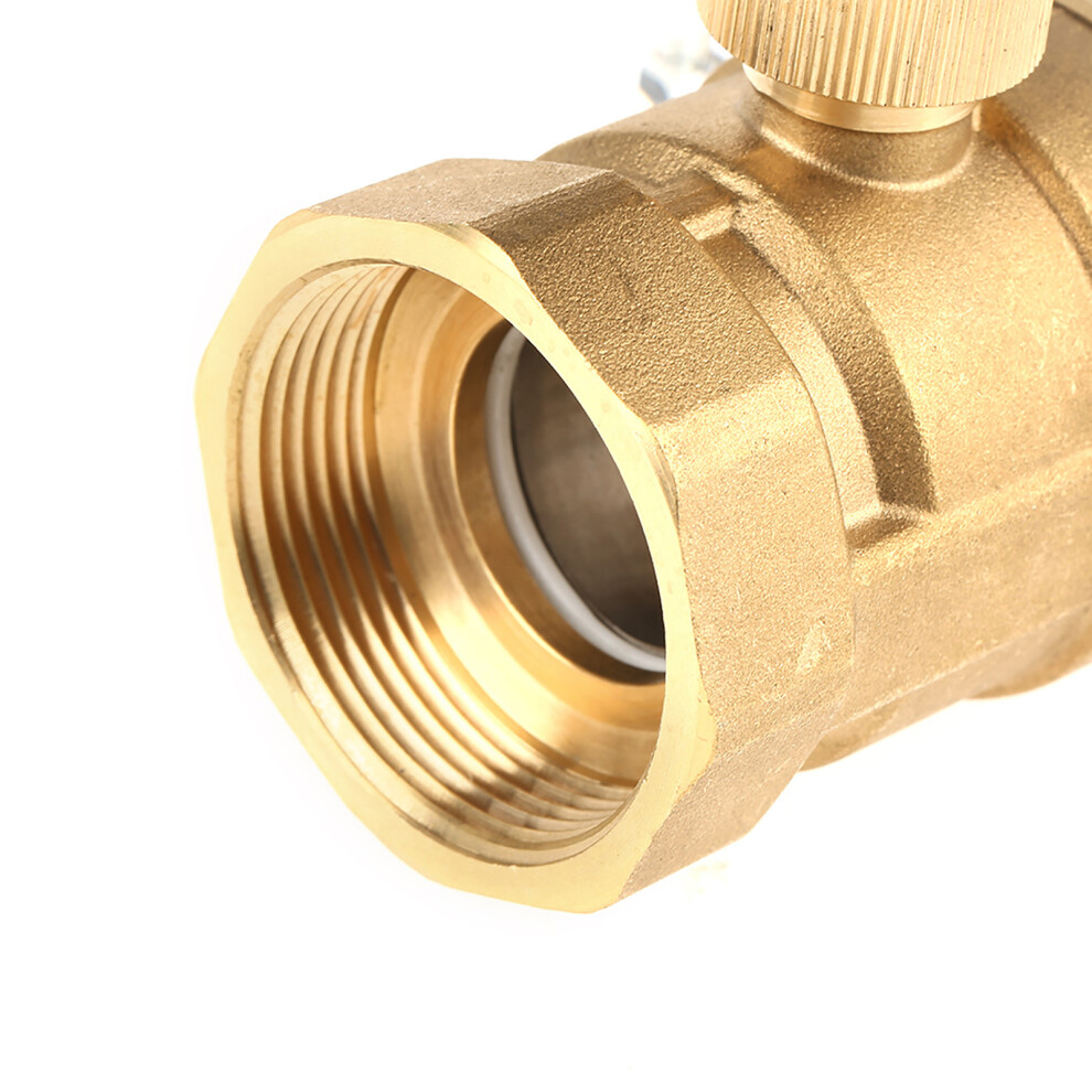Dc 12V Brass Motorised Valve Dn40 2-Way G1-1/2 7055741163760
