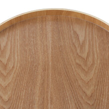 Wooden Round Serving Tray Plate for Tea Coffee Snacks Food Durable & Stylish
