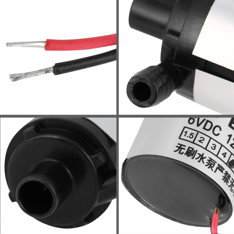 Low Noise 12V DC 5W Brushless Submersible Pump