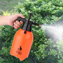 Portable Handheld 2L Water Pressure Sprayer, Black & Orange