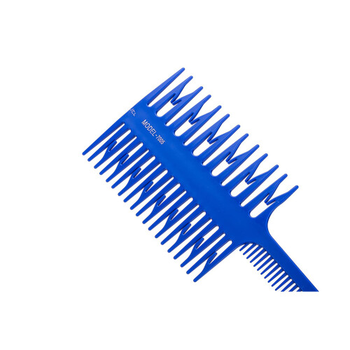 Blue Hair Highlight Comb for Dyeing & Sectioning, 21.5cm 2