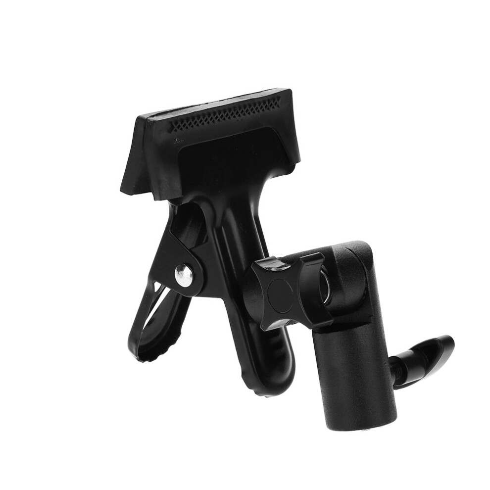 Robust Metal Clamp 3/8'' & 1/4'' Rotating Clip Holder For Photography Equipment Light 9381392939668