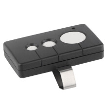 3 Button Garage Door Remote 390MHz Transmitter,Black, Compact 8x4.8x1.5cm
