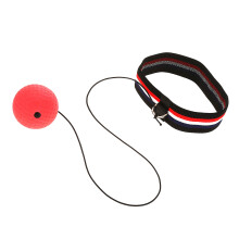 Adult Boxing Punch Ball with Adjustable Headband - Red or Black