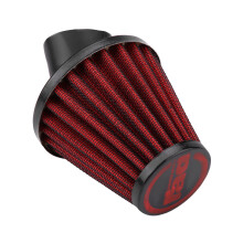 45 Motorcycle Air Intake Filter Cleaner 35mm Red, Easy Fit