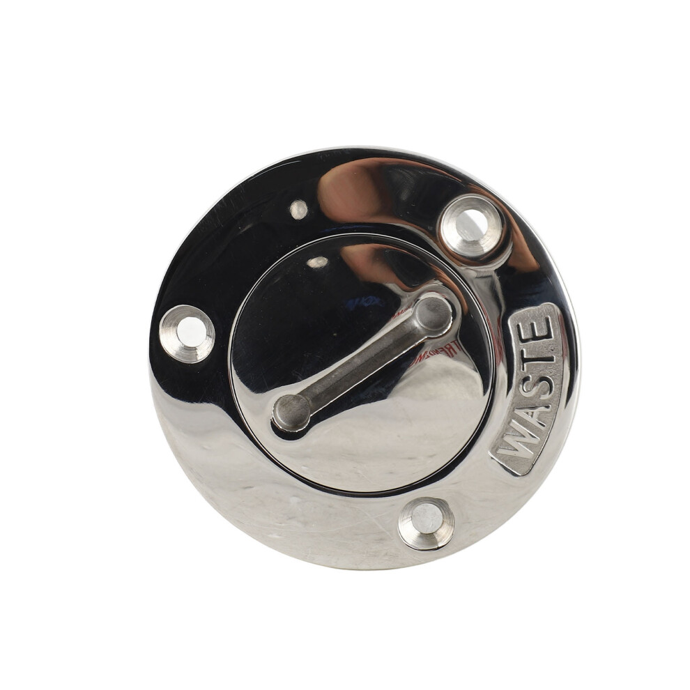 Marine Deck Fill Filler Cap 316 Stainless Steel 1.5Inch Boat Fuel Tank Keyless 4971392787205