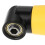 90 Angle Extension Drill Bit Socket Wrench Adapter 158mm Yellow 6