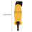 90 Angle Extension Drill Bit Socket Wrench Adapter 158mm Yellow 7