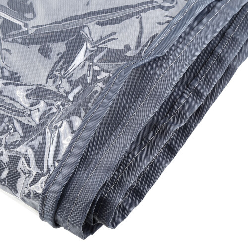 10 Pockets Foldable Wardrobe Organizer Dark Gray 35.5x130cm 2