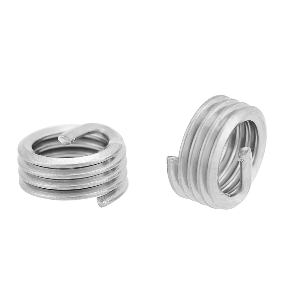 100Pcs Stainless Steel M6 X 1.0 Threaded Helical Insert For Durable Connections 9491392941971