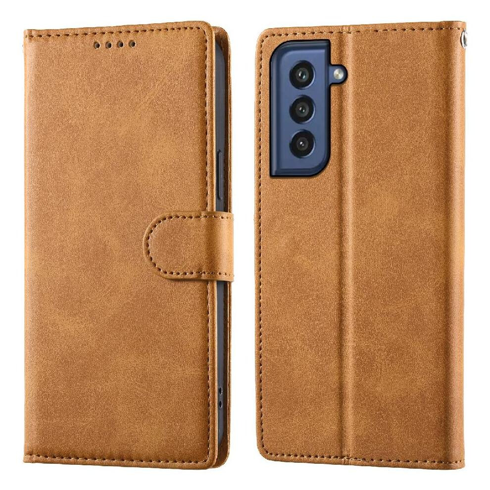 () Flip Case For Samsung Galaxy S21 Fe Wallet Leather Case Card Slots 764563250806
