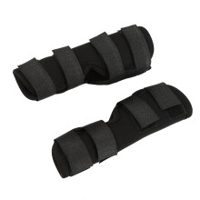 Hund Hinterbeinbandage Unterstützung SBR Wundschutz Schwarz L