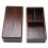 Natural Wooden Bento Container 2-Layer Rectangular Food Box for Picnic & Bento 4
