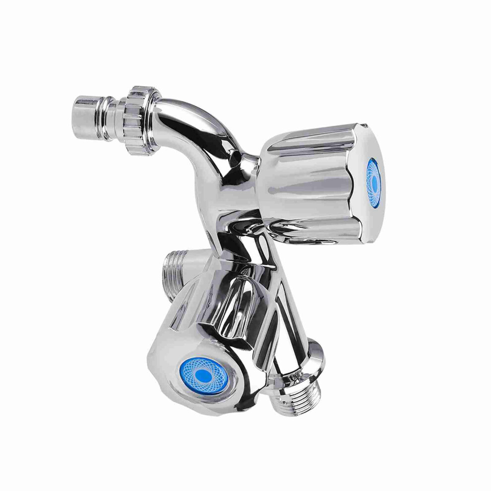 Double Spout Water Tap G1/2 For Washing Machine And Sink Shutter Handle 4991392943142