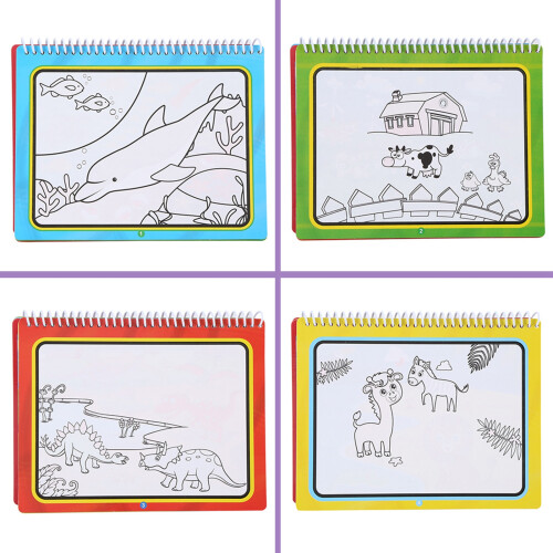 Reusable Kids Colouring Book #4 1