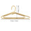 12pcs Stainless Steel Hanger Shape Paper Clips - Durable Document Organizer 2