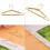 12pcs Stainless Steel Hanger Shape Paper Clips - Durable Document Organizer 9