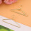 12pcs Stainless Steel Hanger Shape Paper Clips - Durable Document Organizer 4