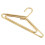 12pcs Stainless Steel Hanger Shape Paper Clips - Durable Document Organizer 11