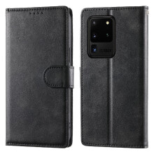 () Flip Case For Samsung Galaxy S20 Ultra Wallet Card Slots Leather Case