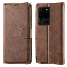 () Flip Case For Samsung Galaxy S20 Ultra Wallet Card Slots Leather Case