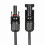 20ft Black Red 10AWG Solar Extension Cable with Connectors 1