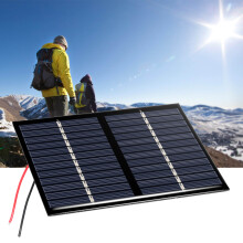 1.5W 12V Polycrystalline Solar Panel 115x90mm for DIY Charging