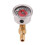 Universal Fuel Pressure Gauge Regulator Kit Red 7