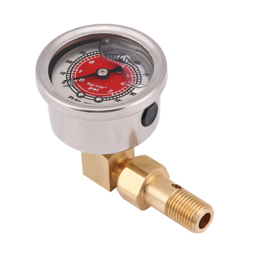 Fuel Pressure Regulator Gauge with Dampened Needle 1